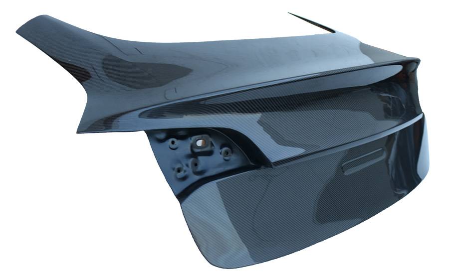 2017-2020 Tesla Model 3 OEM Style Carbon Fiber Black Trunk-1