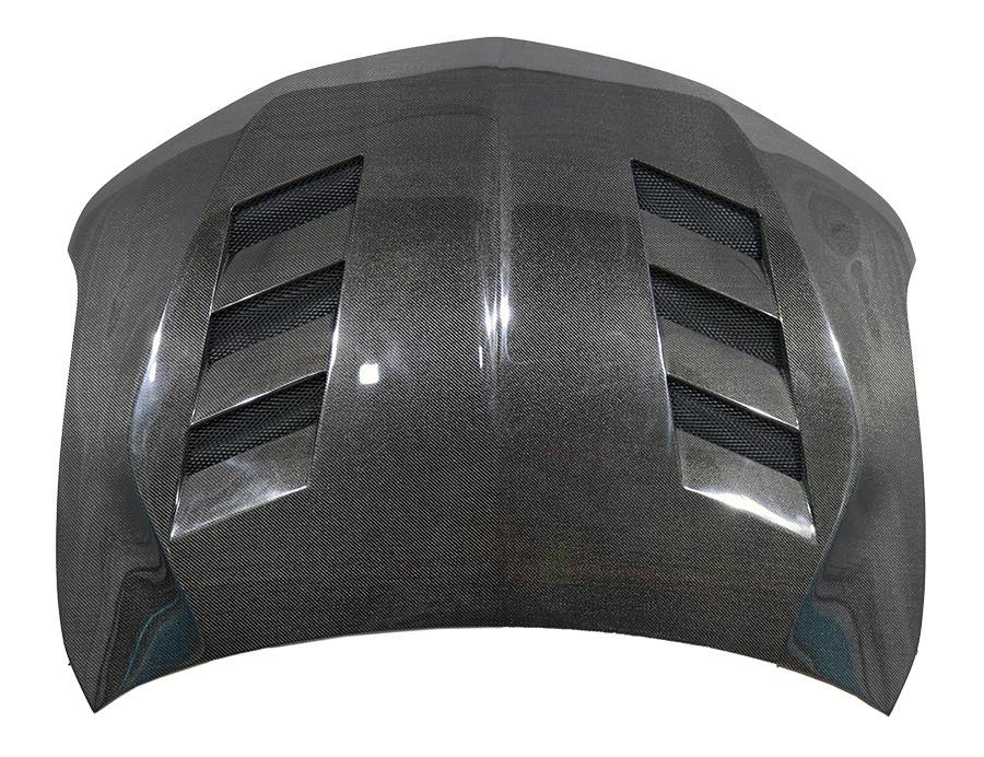 2018-2020 Acura TLX 4 doors AMS Style Carbon Fiber Black Hood-3