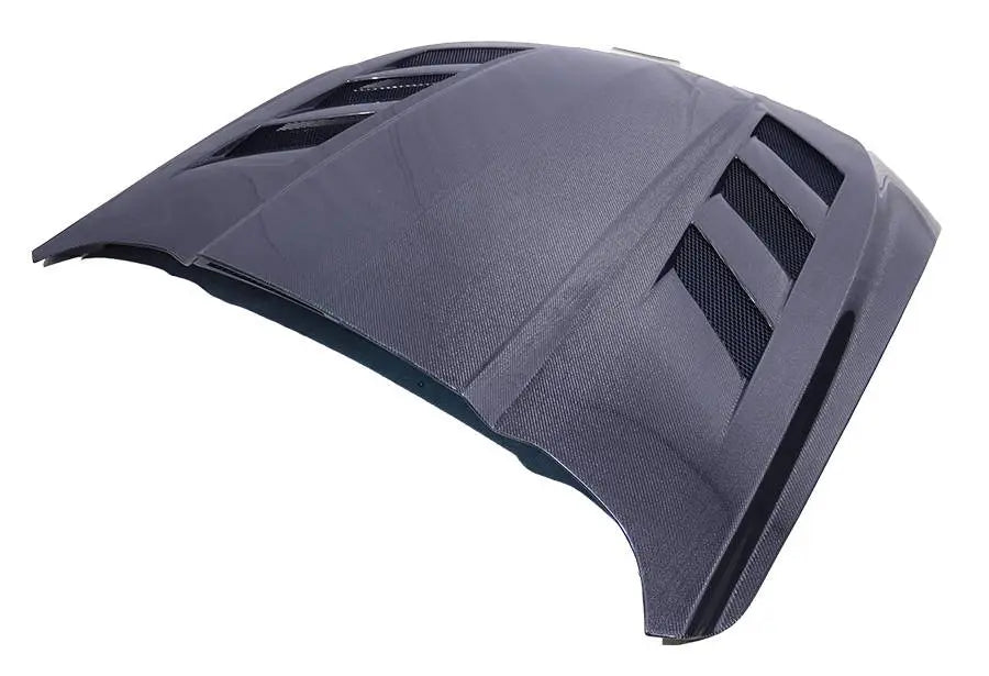 2018-2023 Ford Mustang 2 doors AMS Style Carbon Fiber Black Hood-4
