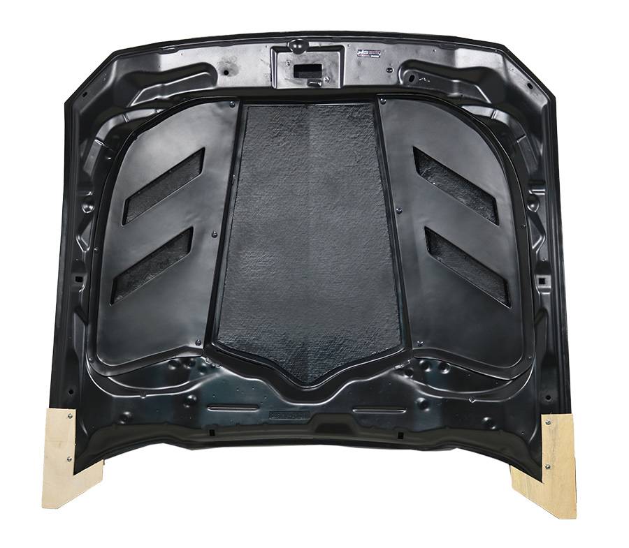 2018-2023 Ford Mustang 2 doors AMS Style Carbon Fiber Black Hood-5