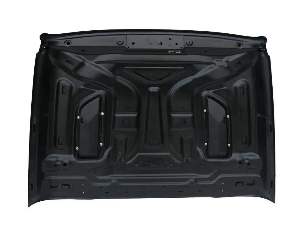 2018-2019 Jeep Wrangler 4 doors Rubicon Style Style Carbon Fiber Black Hood-5