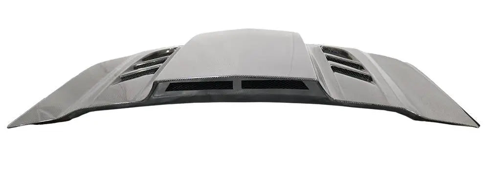 2019-2023 Chevrolet Silverado 2 doors 4 doors VTM Style Carbon Fiber Black Hood-5