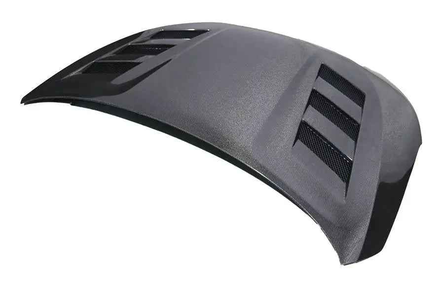 2019-2021 Hyundai Veloster 2 doors OEM Style Carbon Fiber Black Hood-2