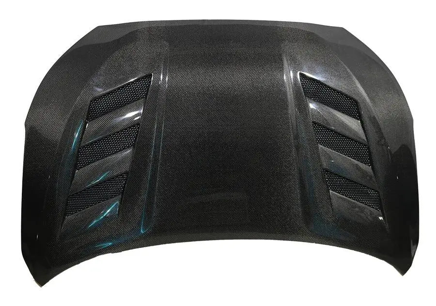 2019-2021 Hyundai Veloster 2 doors OEM Style Carbon Fiber Black Hood-3