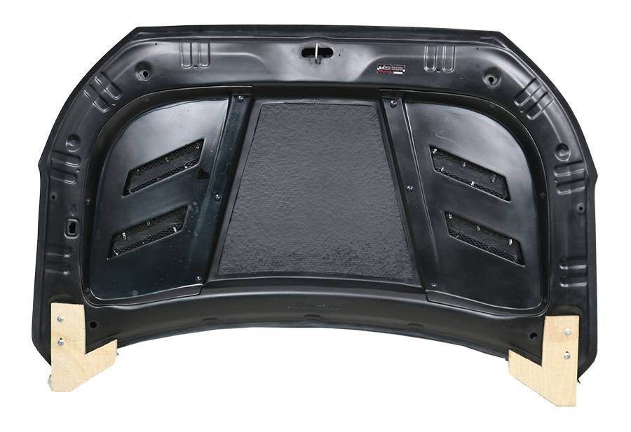 2019-2021 Hyundai Veloster 2 doors OEM Style Carbon Fiber Black Hood-4