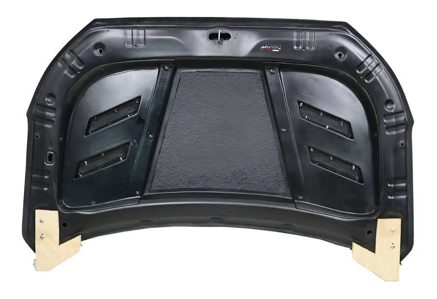 2019-2021 Hyundai Veloster 2 doors OEM Style Carbon Fiber Black Hood-4