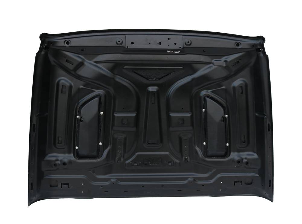 2020-2023 Jeep Gladiator 4 doors Rubicon Style Style Carbon Fiber Black Hood-5