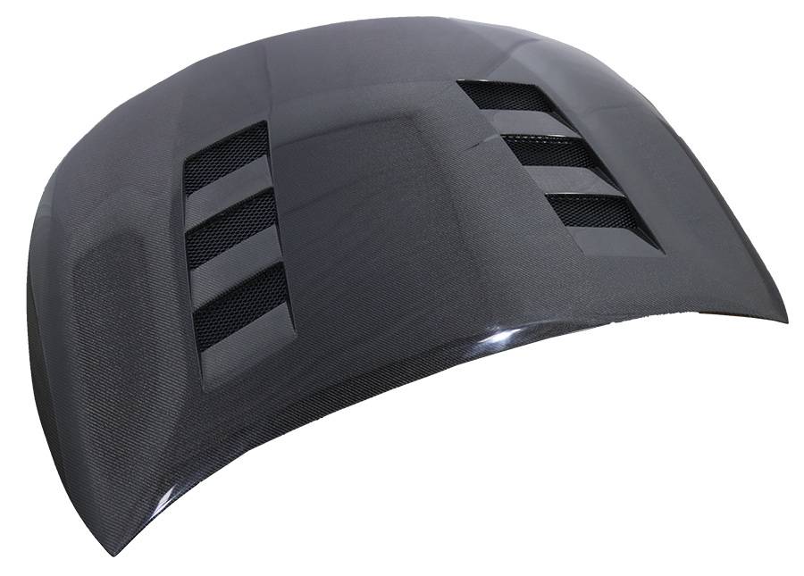 2020-2023 Toyota Corolla 4 doors AMS Style Carbon Fiber Black Hood-1