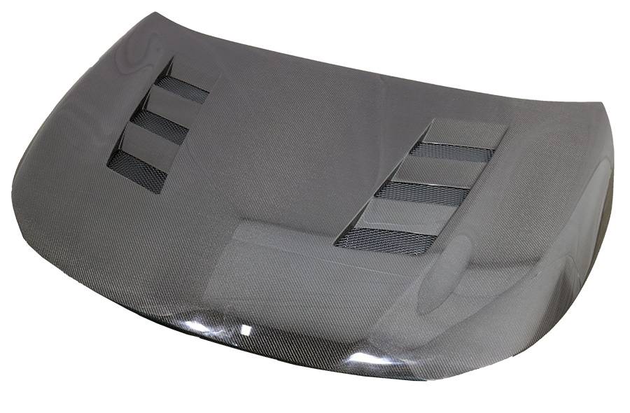 2020-2023 Toyota Corolla 4 doors AMS Style Carbon Fiber Black Hood-2