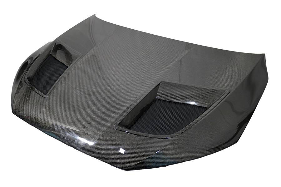 2022-2024 AUDI A3 4 doors AS Style Carbon Fiber Black Hood-1