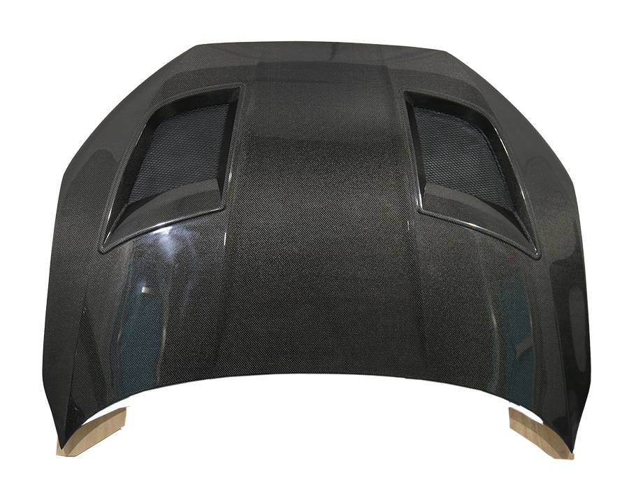 2022-2024 AUDI A3 4 doors AS Style Carbon Fiber Black Hood-3