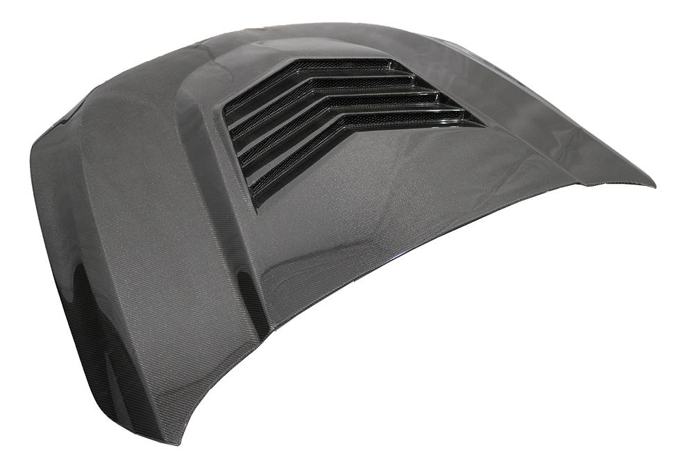 2022-2025 Cadillac CT5-V OEM Style Carbon Fiber Black Hood-2