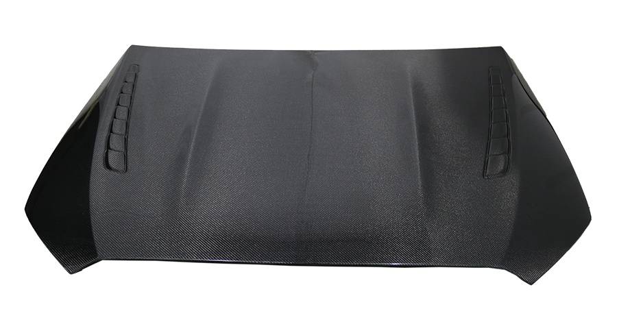 2022-2023 Mercedes C Class W206 4 doors DMS Style Carbon Fiber Black Hood-3