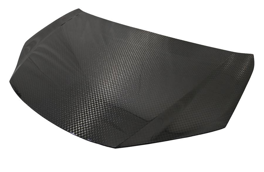 2023-2024 Toyota Prius OEM Style Carbon Fiber Black Hood-1