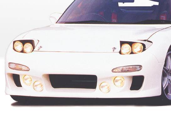 1993-1997 Mazda RX7 FRP Primer Front Bumper-1