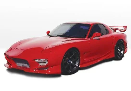 1993-1997 Mazda RX7 FRP Primer Side Skirts-1