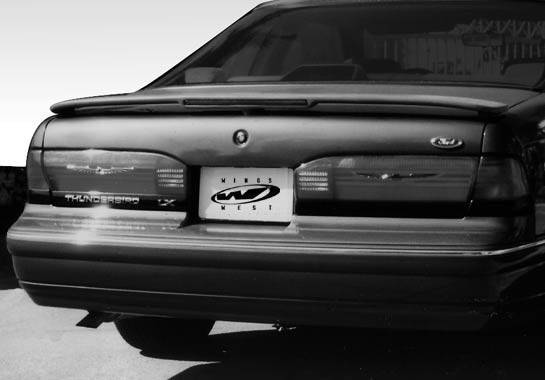 1989-1997 Ford Thunderbird FRP Primer Spoiler-1