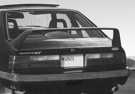 1979-1993 Ford Mustang FRP Primer Spoiler-1