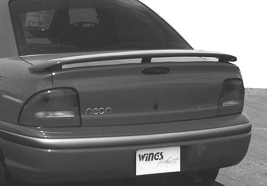 1995-1999 Dodge Neon 2 doors 4 doors FRP Primer Spoiler-1
