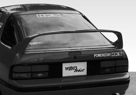 1986-1991 Mazda RX7 FRP Primer Spoiler-1