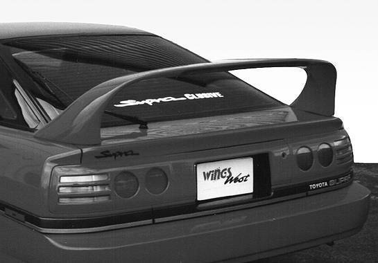 1986-1992 Toyota Supra FRP Primer Spoiler-1