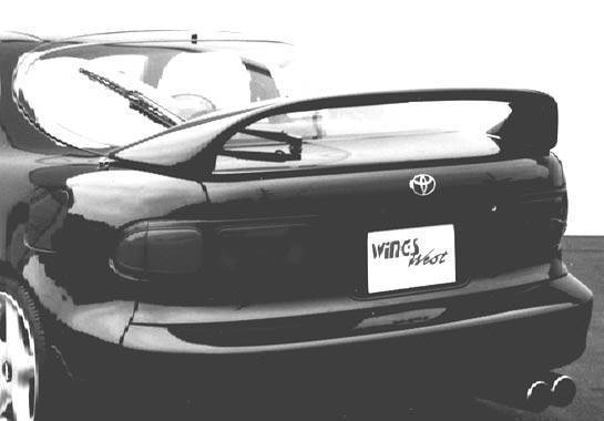 【Wing…】MELIFIQUE 1990-1993 Toyota Celica Liftback 7 inches Mid Wing With Light - VIS