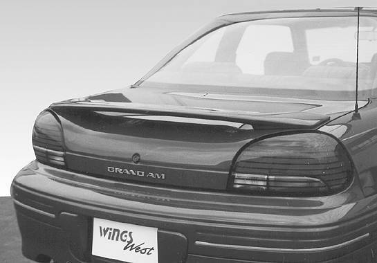 1996-1998 Pontiac Grand AM 2 doors 4 doors FRP Primer Spoiler-1