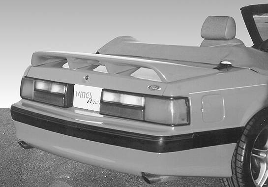 1979-1993 Ford Mustang 2 doors FRP Primer Spoiler-1
