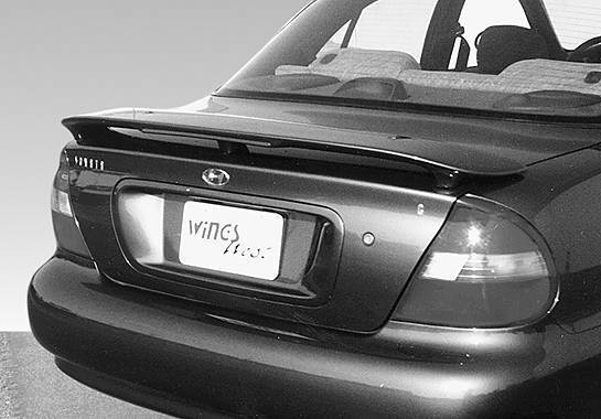 1997-1998 Hyundai Sonata 4 doors FRP Primer Spoiler-1