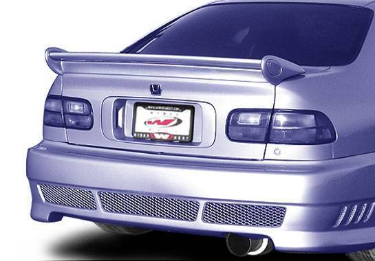 1992-1995 Honda Civic 2 doors FRP Primer Spoiler-1