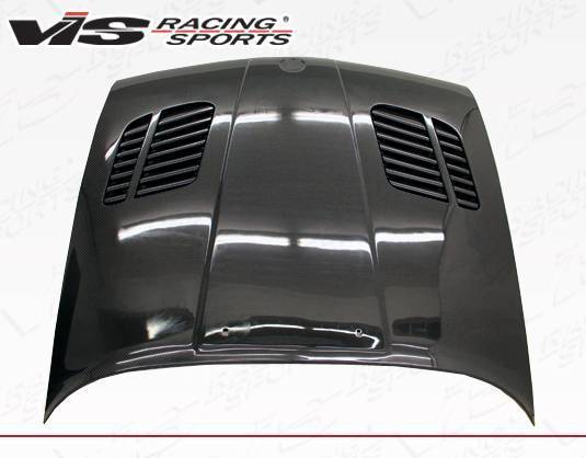 1984-1991 BMW 3 SERIES E30 2 doors 4 doors GTR Style Carbon Fiber Black Hood-3