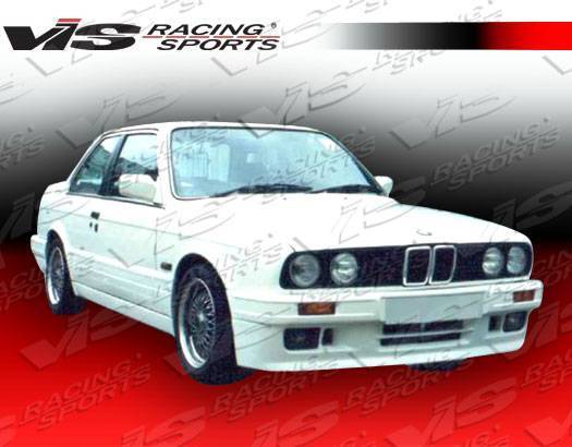 1984-1991 BMW 3 SERIES E30 2 doors M Tech Style FRP Primer Front Bumper-3