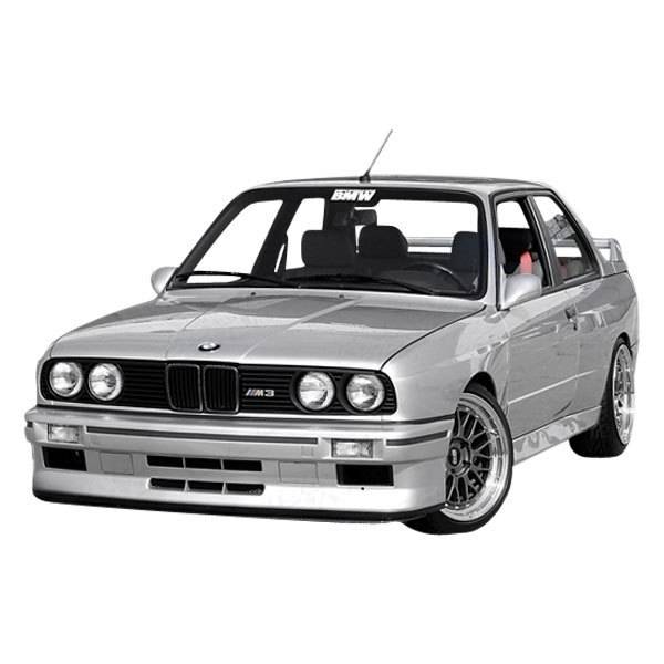 1984-1991 BMW 3 SERIES E30 2 doors M Tech Style FRP Primer Full Kit-3
