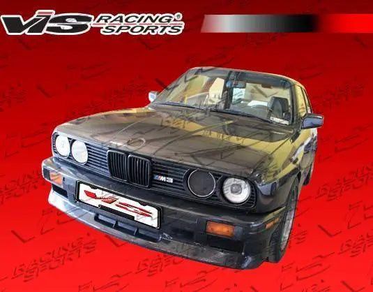 1984-1991 BMW 3 SERIES E30 2 doors 4 doors OEM Style Carbon Fiber Black Hood-6
