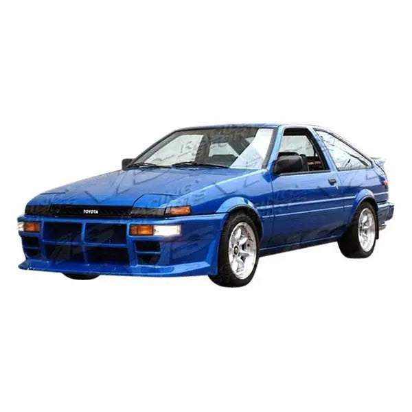 1984-1987 Toyota Corolla Hatchback 2 doors GTX Style FRP Primer Side Skirts-1