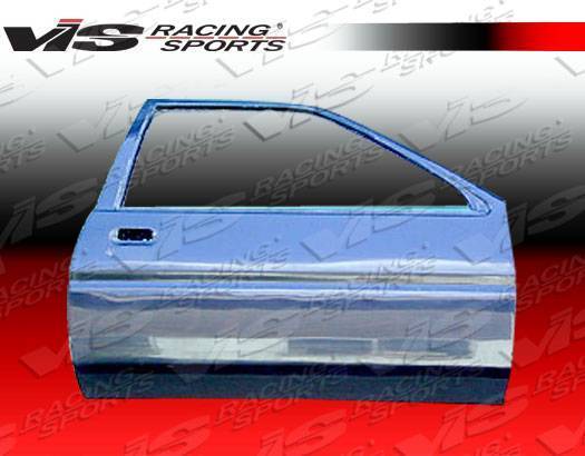1984-1987 Toyota Corolla Hatchback 2 doors Carbon Fiber Black Door-1