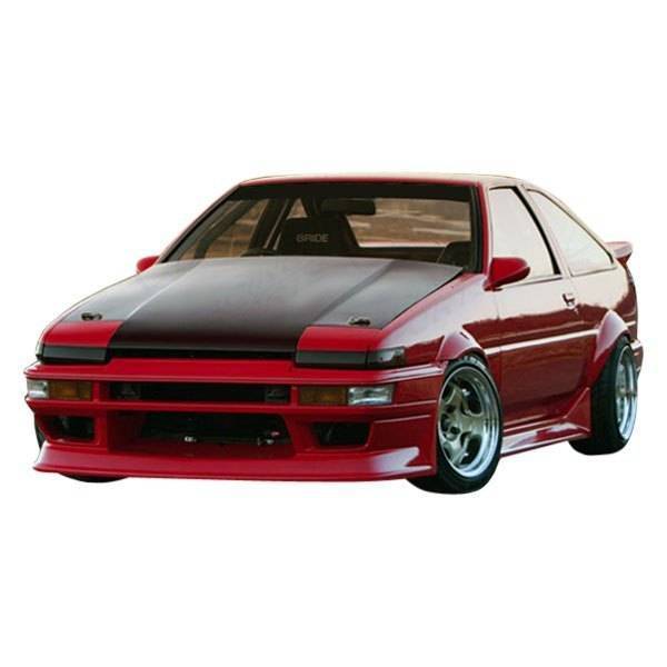 1984-1987 Toyota Corolla Hatchback 2 doors RF Style FRP Primer Front Bumper-1