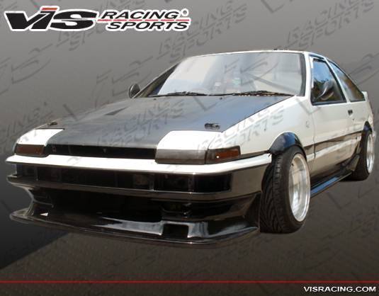 1984-1987 Toyota Corolla Hatchback 2 doors FRP Primer Front Bumper-3