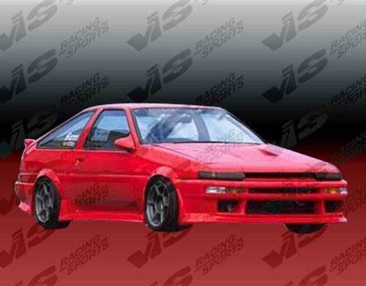 1984-1987 Toyota Corolla 2 doors V Speed Style FRP Primer Full Kit-2