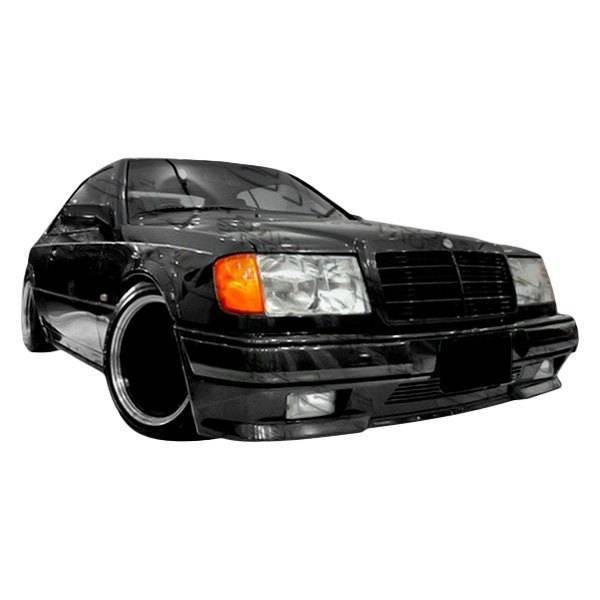1986-1995 Mercedes E Class W124 2 doors EURO TECH Style FRP Primer Front Bumper-1