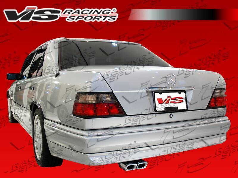 1986-1995 Mercedes E Class W124 4 doors EURO TECH Style FRP Primer Rear Bumper-2