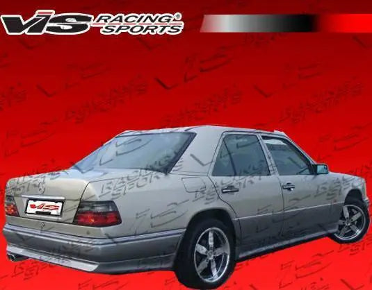 1986-1995 Mercedes E Class W124 4 doors EURO TECH Style FRP Primer Side Skirts-3