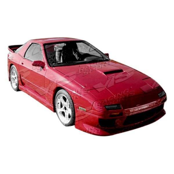 1986-1991 Mazda RX7 2 doors G Speed Style FRP Primer Front Bumper-1