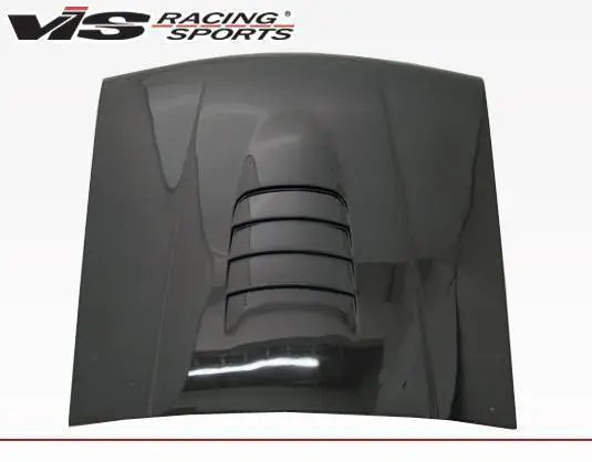 1987-1993 Ford Mustang 2 doors Cobra R 2000 Style Carbon Fiber Black Hood-1