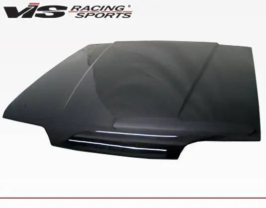 1987-1993 Ford Mustang 2 doors OEM Style Carbon Fiber Black Hood-1