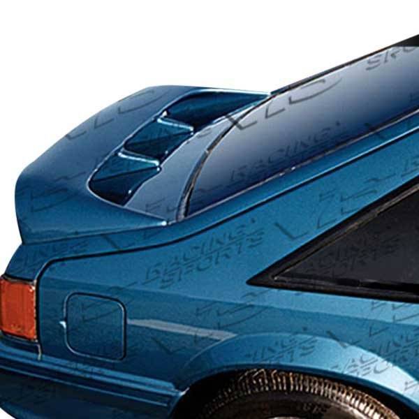 1979-1993 Ford Mustang Hatchback Cobra R Style FRP Primer Spoiler-1