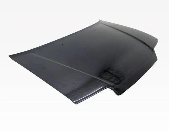 1988-1991 Honda CRX Hatchback OEM Style Carbon Fiber Black Hood-2