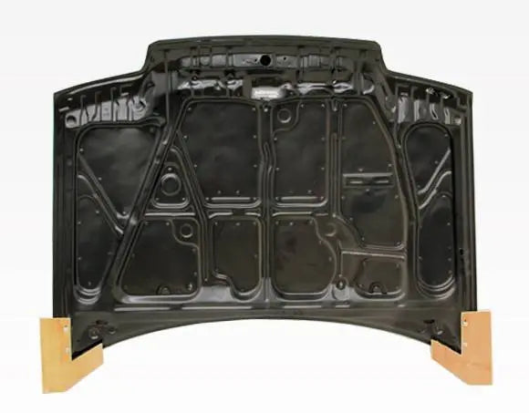 1988-1991 Honda CRX Hatchback OEM Style Carbon Fiber Black Hood-4