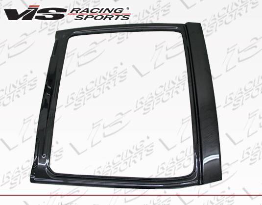 1988-1991 Honda CRX Hatchback OEM Style Carbon Fiber Black Hatch-3