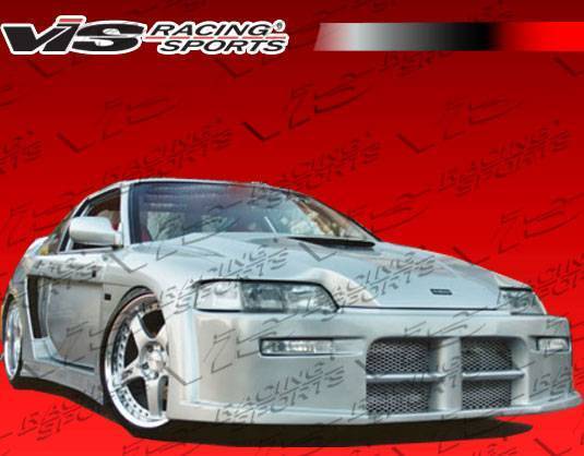1988-1991 Honda Crx Hatchback WB Style FRP Primer Full Kit-1